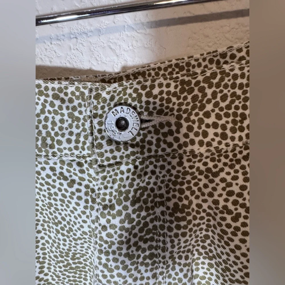 Madewell Women’s Shorts Raw Hem Safari Dot Size 27 - Picture 3 of 6